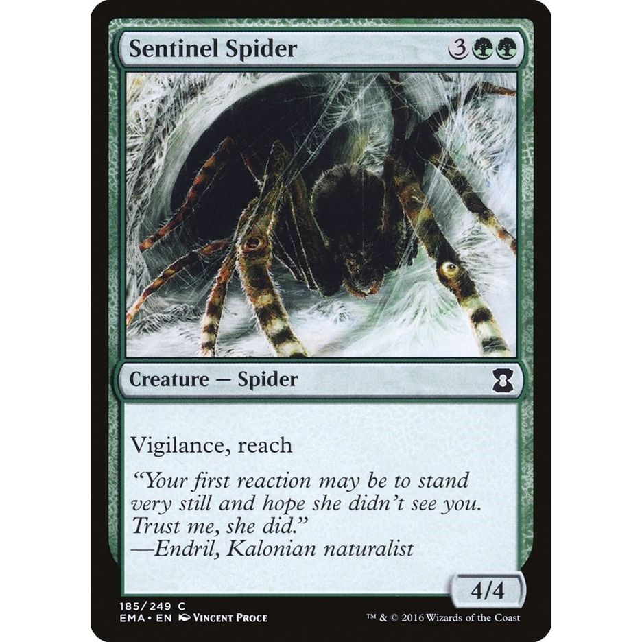 Image for Sentinel Spider (185) (EMA) - Magic: The Gathering
