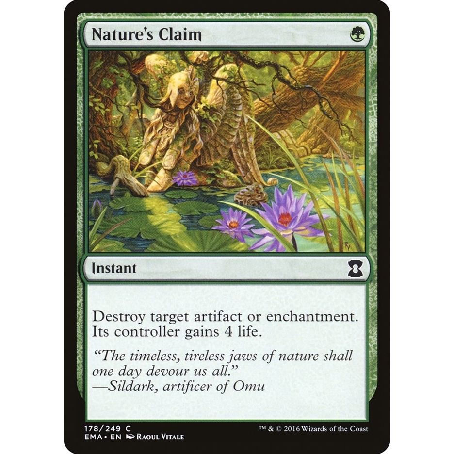 Image for Nature's Claim (178) (EMA) - Magic: The Gathering