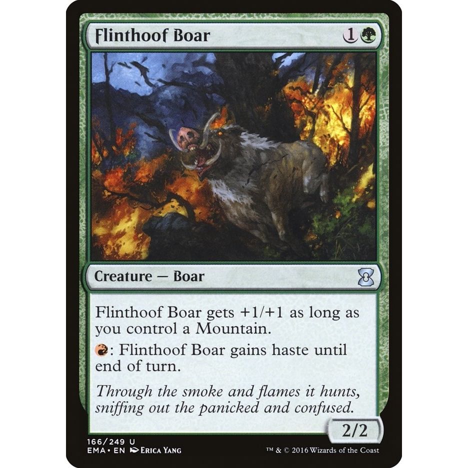 Image for Flinthoof Boar (166) (EMA) - Magic: The Gathering