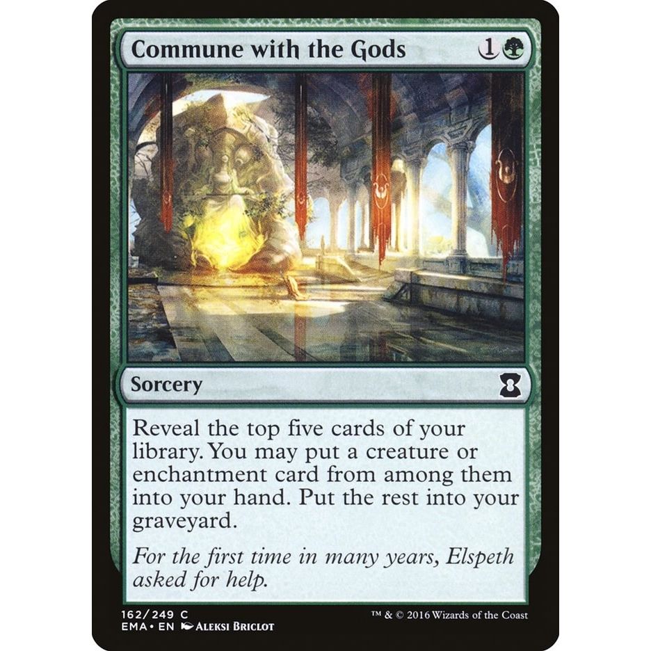Image for Commune with the Gods (162) (EMA) - Magic: The Gathering