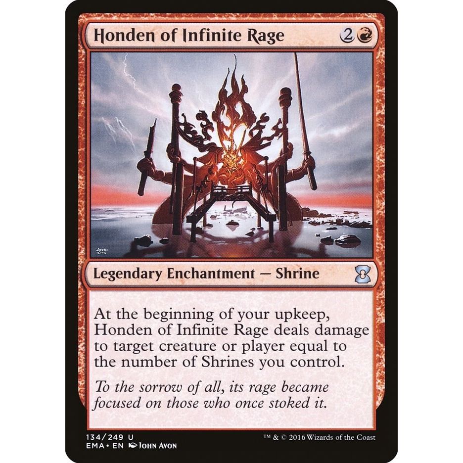 Image for Honden of Infinite Rage (134) (EMA) - Magic: The Gathering