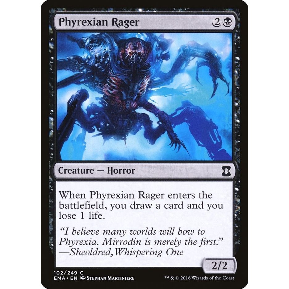 Image for Phyrexian Rager (102) (EMA) - Magic: The Gathering