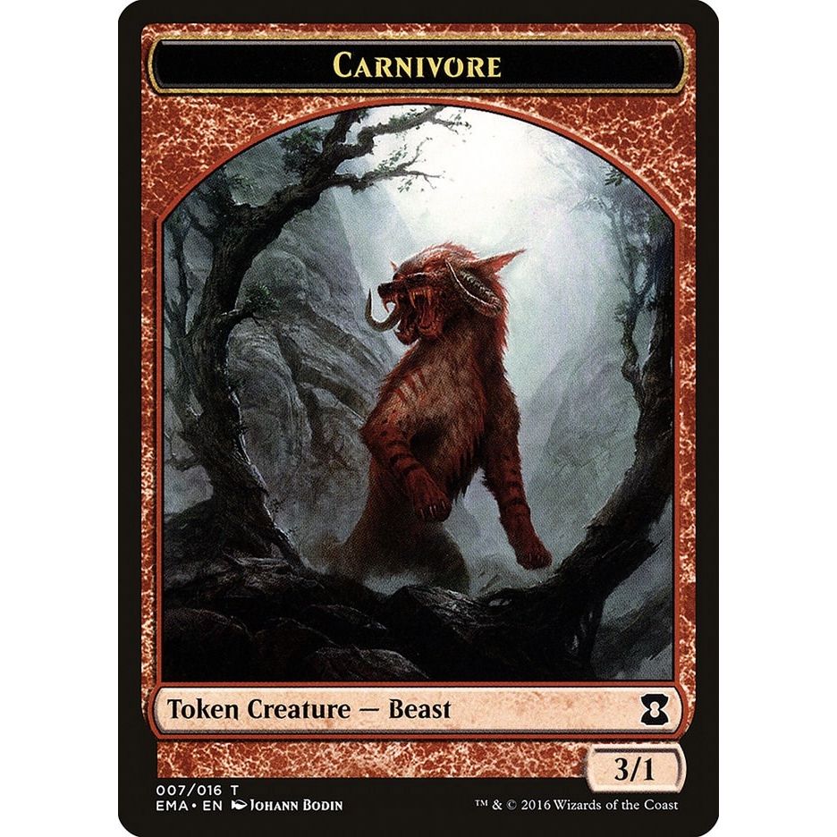 Image for Carnivore Token (7) (EMA) - Magic: The Gathering