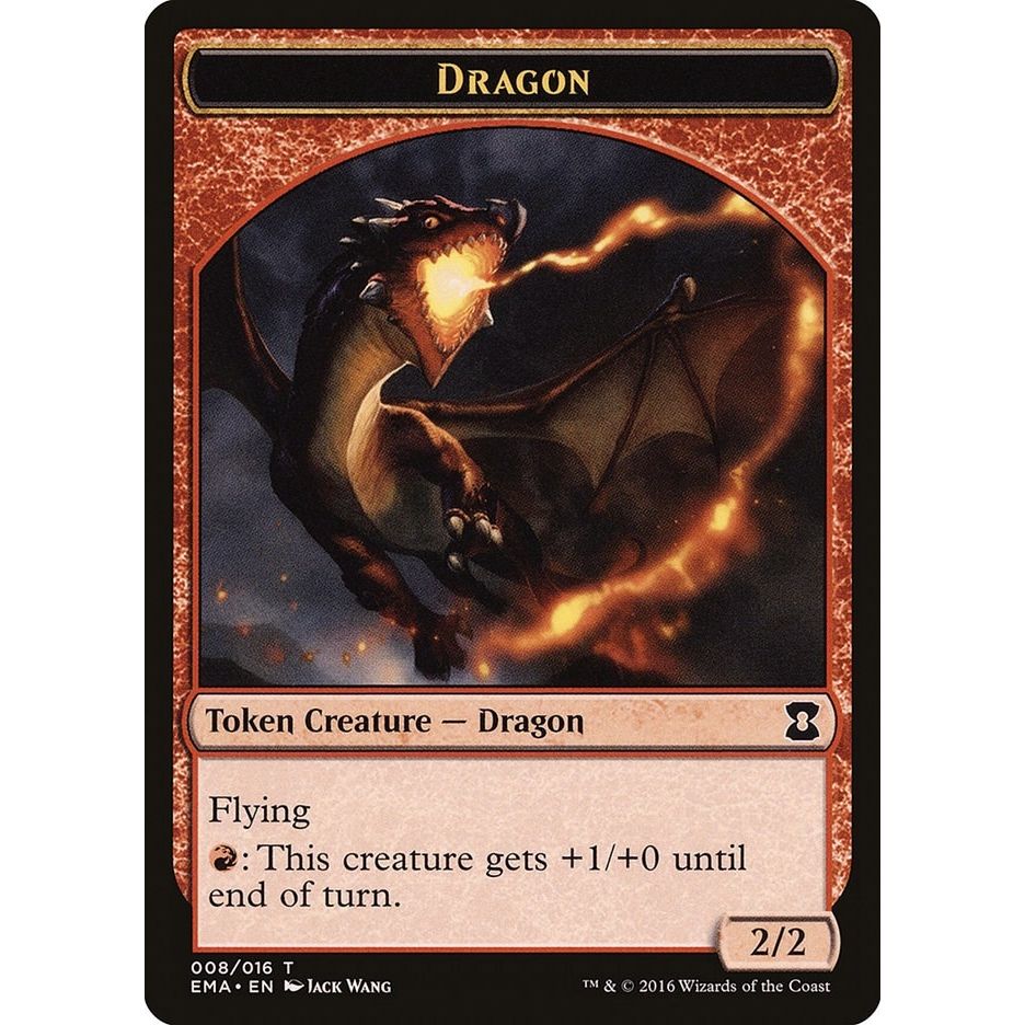 Image for Dragon Token (8) (EMA) - Magic: The Gathering