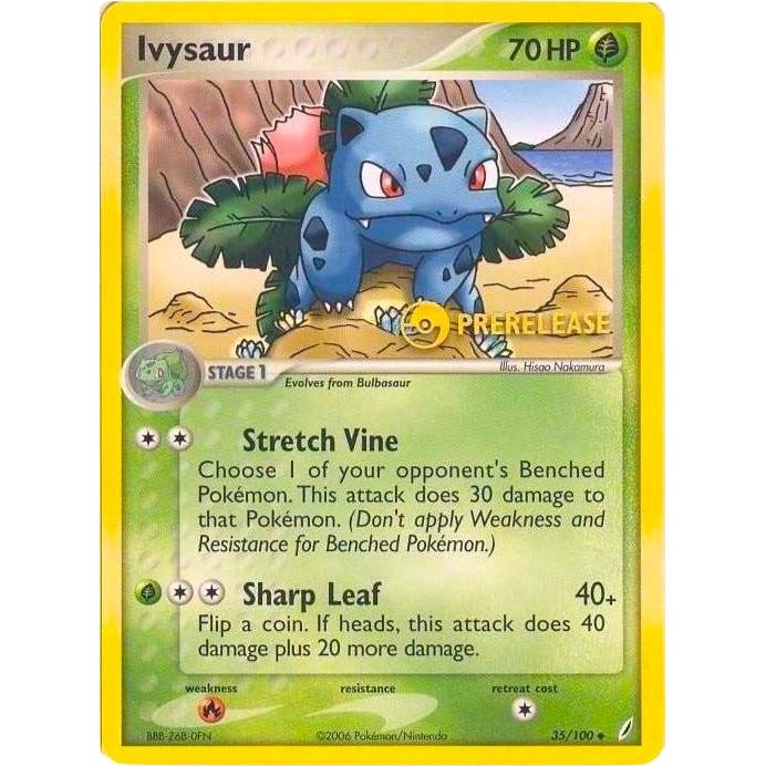 Image for Ivysaur - 35/100 (Prerelease) (35/100) (PR) - Pokemon