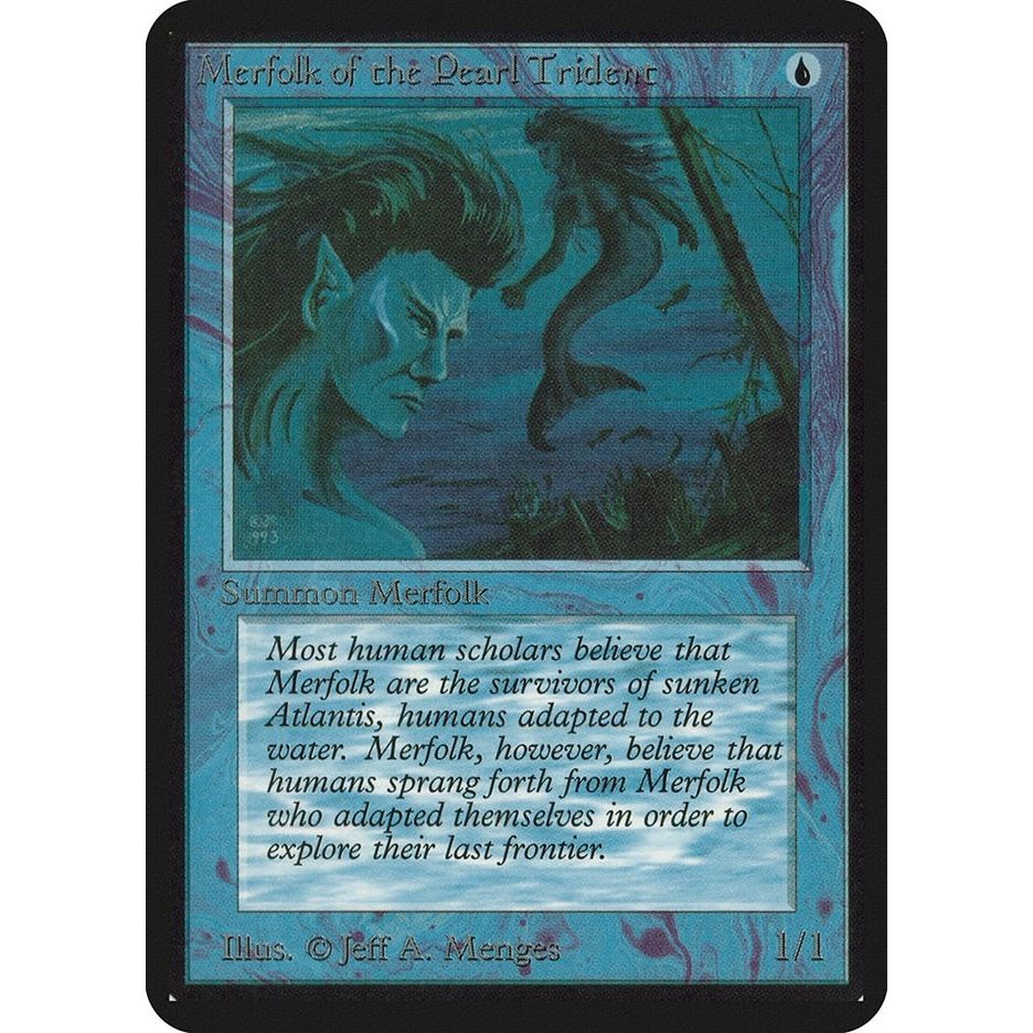 Image for Merfolk of the Pearl Trident (LEA) - Magic: The Gathering