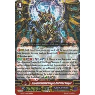 Image for Interdimensional Dragon, Bind Time Dragon (G-BT07/009EN) (G-BT07) - Cardfight Vanguard