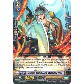 Image for Flame Wind Lion, Wonder Ezel (G-BT07/028EN) (G-BT07) - Cardfight Vanguard