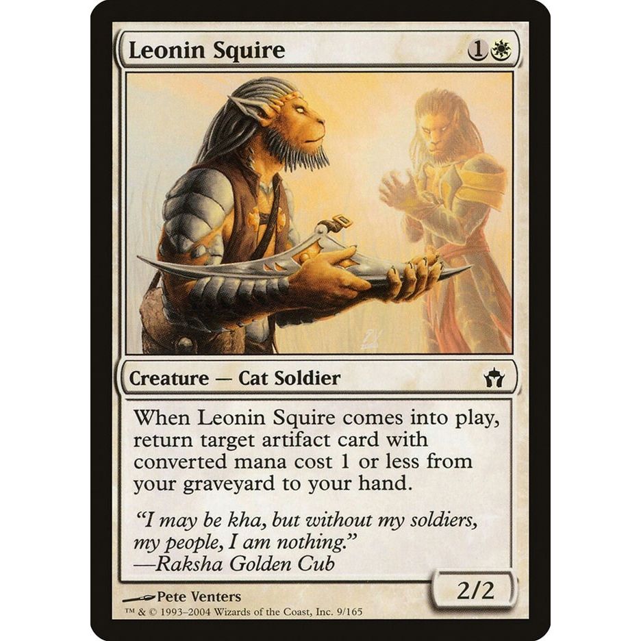 Image for Leonin Squire (9) (5DN) - Magic: The Gathering