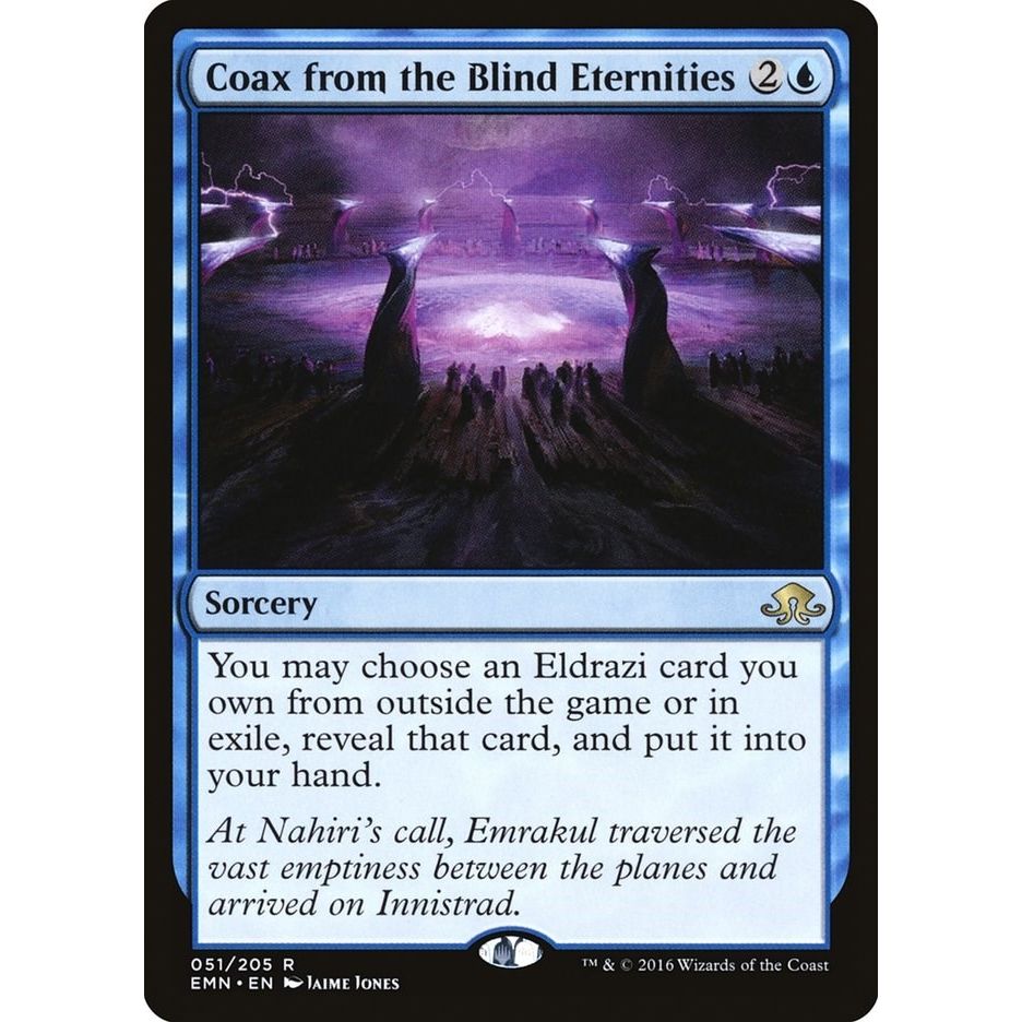 Image for Coax from the Blind Eternities (51) (EMN) - Magic: The Gathering