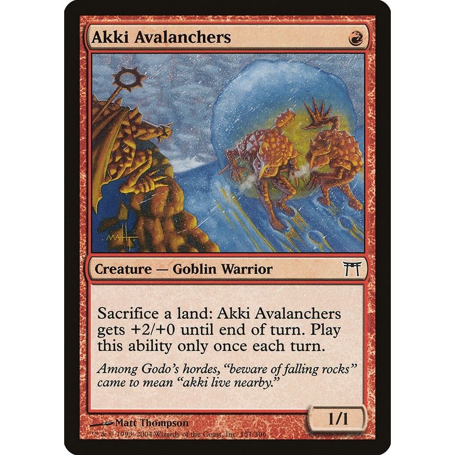 Image for Akki Avalanchers (151) (CHK) - Magic: The Gathering