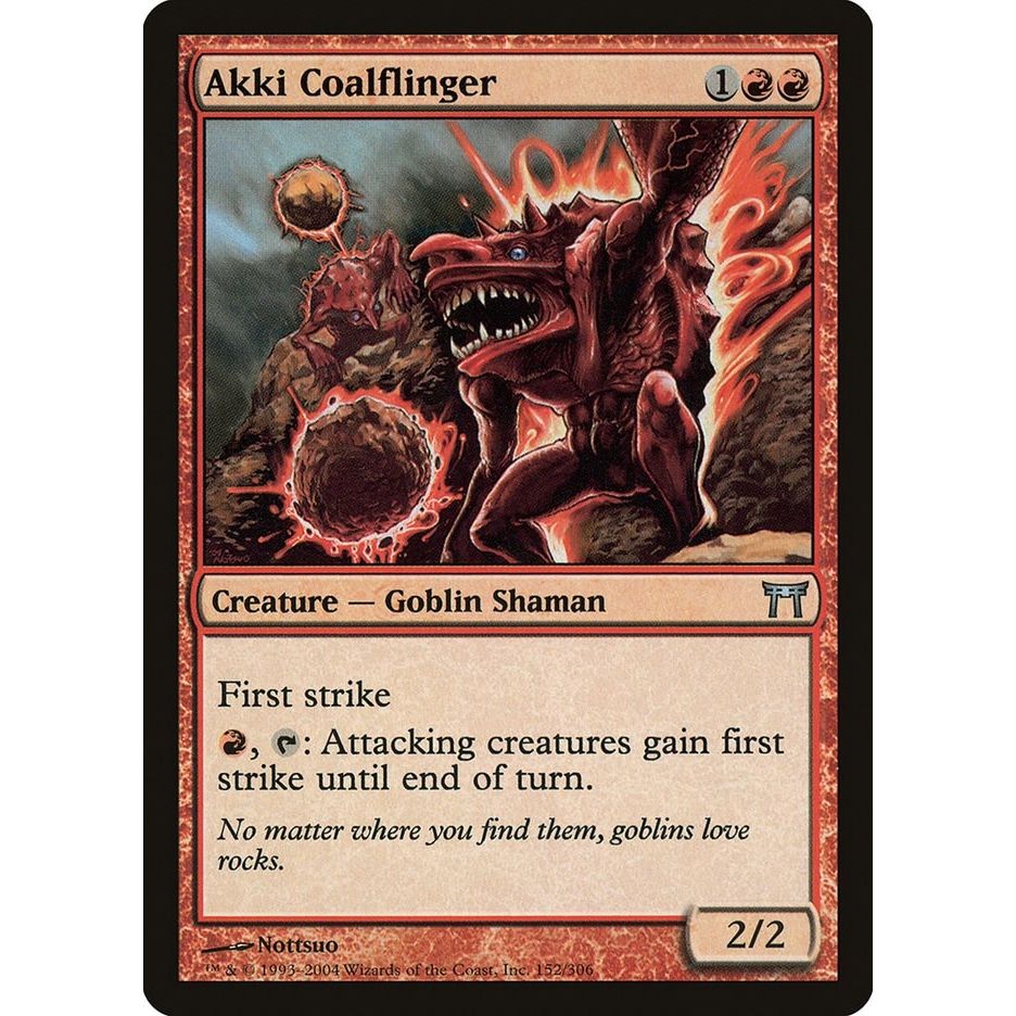 Image for Akki Coalflinger (152) (CHK) - Magic: The Gathering