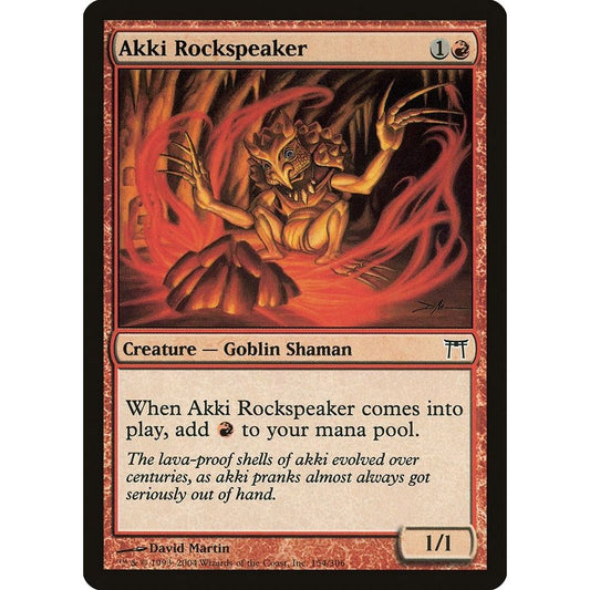 Image for Akki Rockspeaker (154) (CHK) - Magic: The Gathering