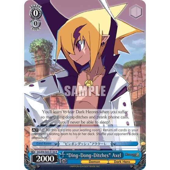 Image for "Ding-Dong-Ditches" Axel (DG/EN-S03-E136 R) (DG/EN-S03) - Weiss Schwarz
