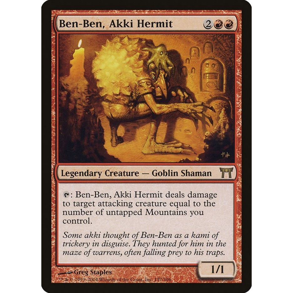 Image for Ben-Ben, Akki Hermit (157) (CHK) - Magic: The Gathering