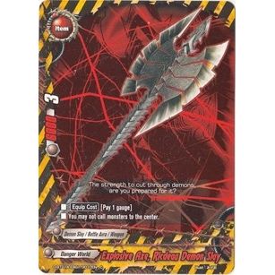 Image for Explosive Axe, Ricdeau Demon Slay (D-BT01A-EB01/0037EN) (D-BT01A) - Future Card BuddyFight
