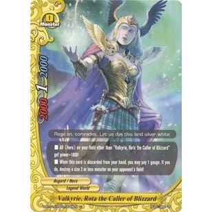 Image for Valkyrie, Rota the Caller of Blizzard (D-BT01A-EB01/0049EN) (D-BT01A) - Future Card BuddyFight