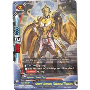 Image for General Command, Tausend of Thousand (D-BT01A-EB02/0016EN) (D-BT01A) - Future Card BuddyFight