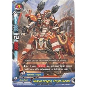 Image for Rescue Dragon, Projet Gunner (D-BT01A-EB02/0040EN) (D-BT01A) - Future Card BuddyFight