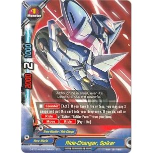 Image for Ride-Changer, Spiker (D-BT01A-EB02/0044EN) (D-BT01A) - Future Card BuddyFight
