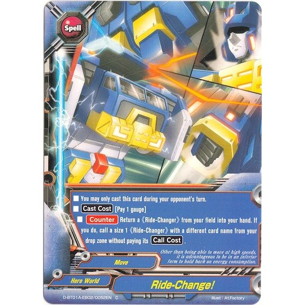 Image for Ride-Change! (D-BT01A-EB02/0052EN) (D-BT01A) - Future Card BuddyFight