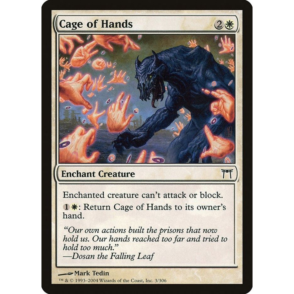 Image for Cage of Hands (3) (CHK) - Magic: The Gathering