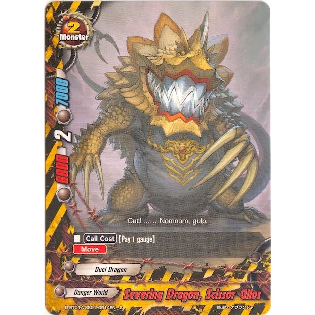 Image for Severing Dragon, Scissor Gilos (D-BT01A-SS01/0014EN) (D-BT01A) - Future Card BuddyFight