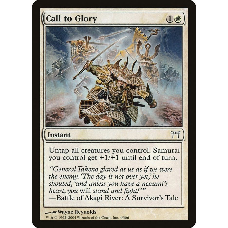 Image for Call to Glory (4) (CHK) - Magic: The Gathering