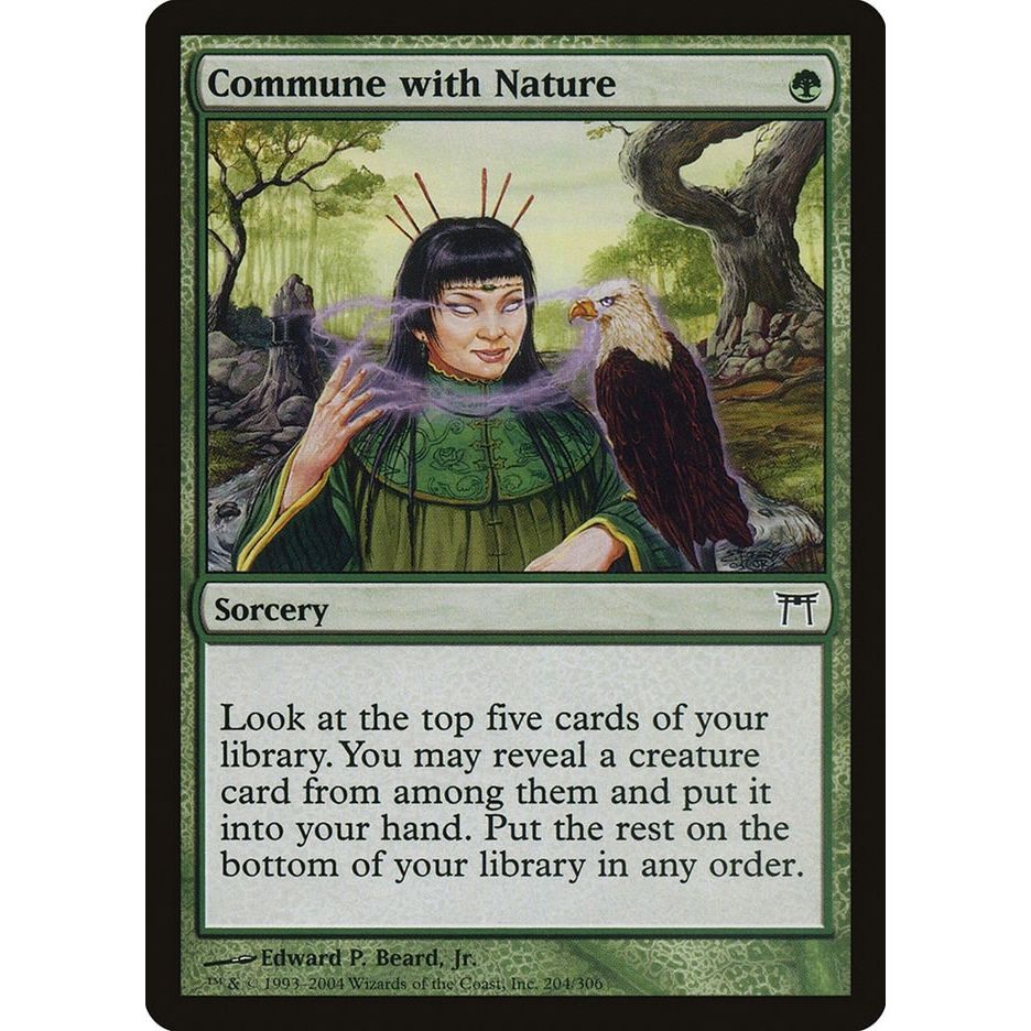 Image for Commune with Nature (204) (CHK) - Magic: The Gathering