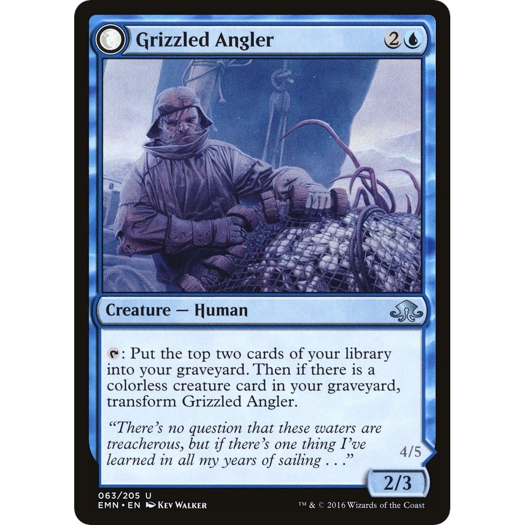 Image for Grizzled Angler (63) (EMN) - Magic: The Gathering