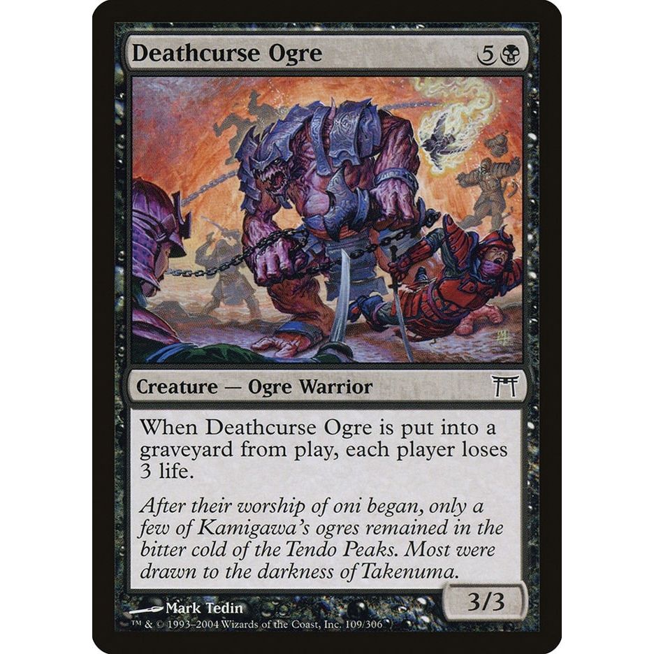Image for Deathcurse Ogre (109) (CHK) - Magic: The Gathering