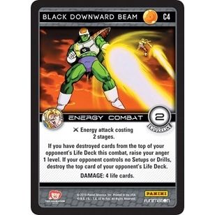 Image for Black Downward Beam (C4) (VEN) - Dragon Ball Z TCG
