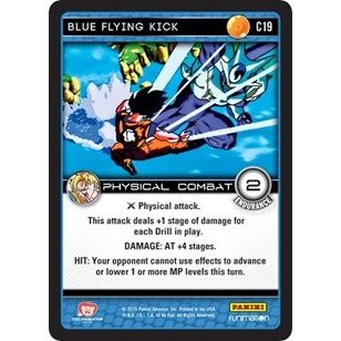 Image for Blue Flying Kick (C19) (VEN) - Dragon Ball Z TCG