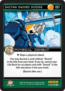 Image for Saiyan Sword Dodge (C57) (VEN) - Dragon Ball Z TCG