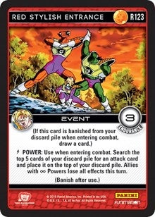Image for Red Stylish Entrance (R123) (VEN) - Dragon Ball Z TCG