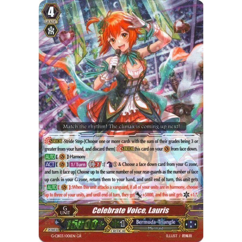 Image for Celebrate Voice, Lauris (G-CB03/001EN) (G-CB03) - Cardfight Vanguard