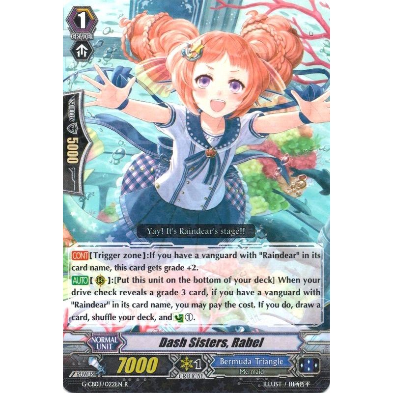 Image for Dash Sisters, Rabel (G-CB03/022EN) (G-CB03) - Cardfight Vanguard