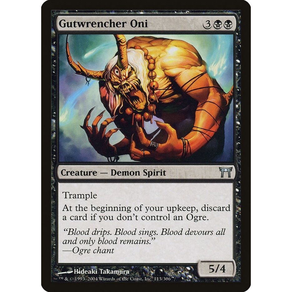 Image for Gutwrencher Oni (113) (CHK) - Magic: The Gathering