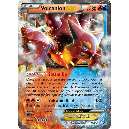 Image for Volcanion EX (26/114) (STS) - Pokemon