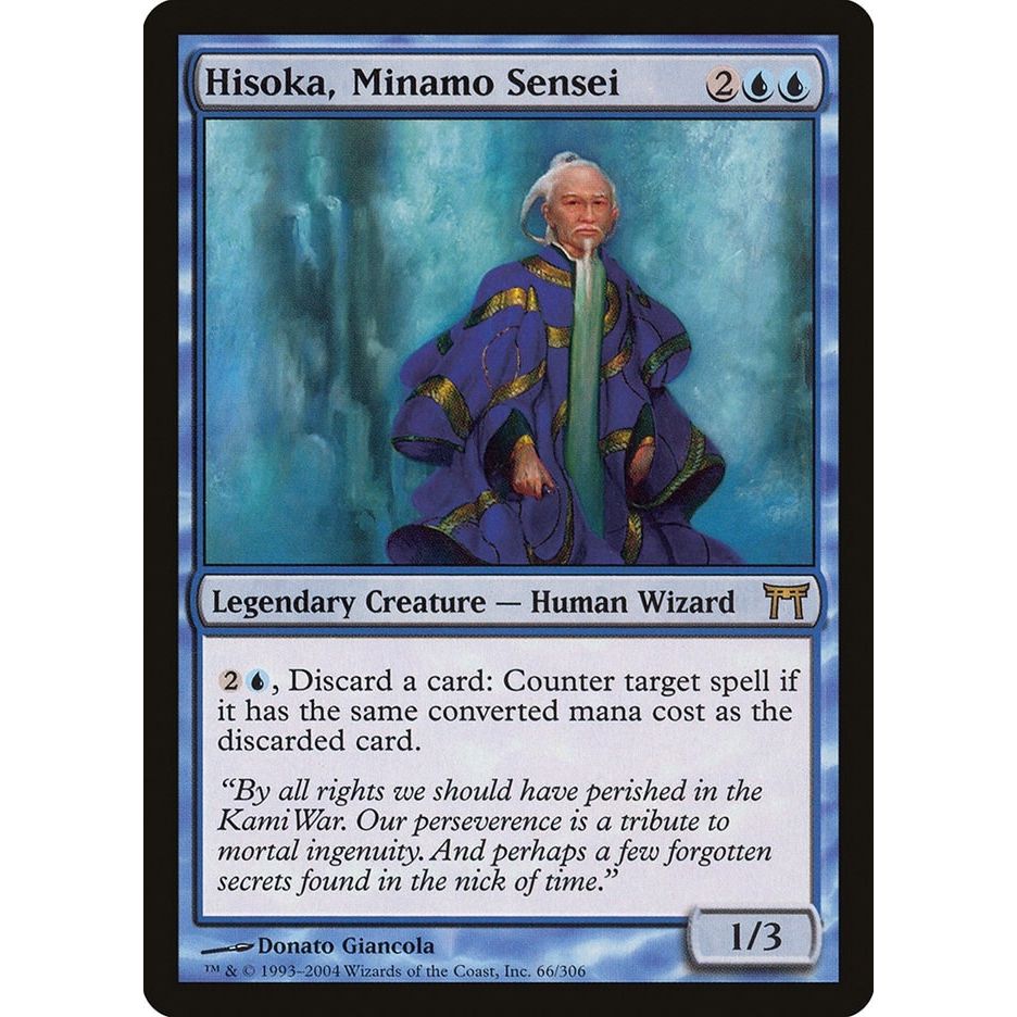 Image for Hisoka, Minamo Sensei (66) (CHK) - Magic: The Gathering