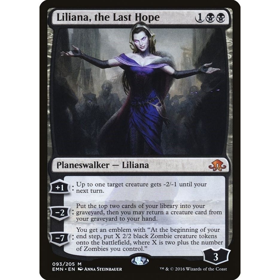Image for Liliana, the Last Hope (93) (EMN) - Magic: The Gathering