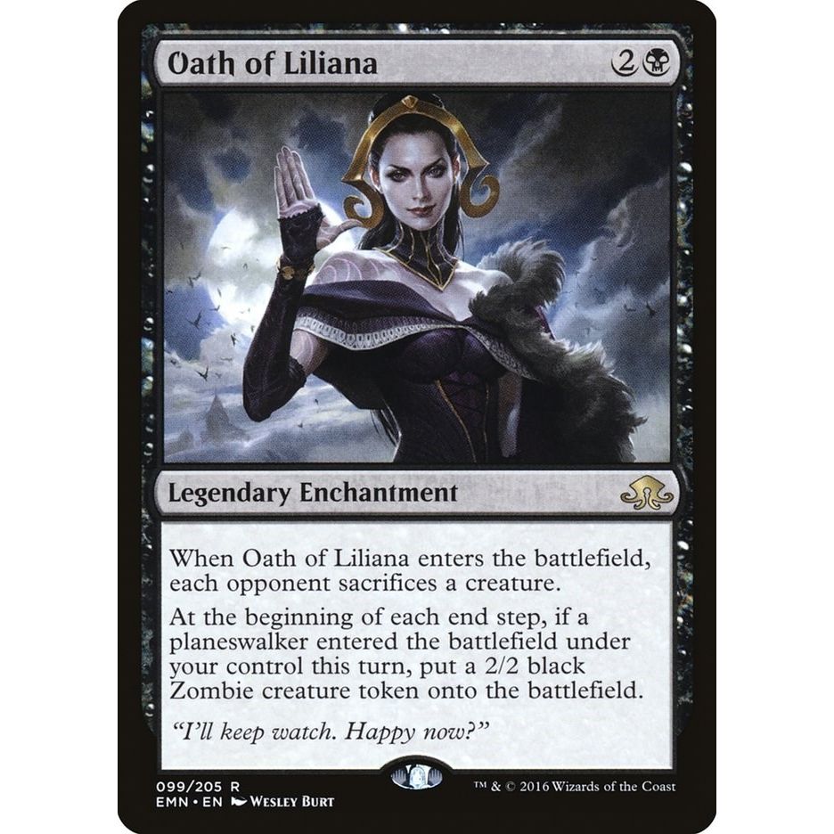 Image for Oath of Liliana (99) (EMN) - Magic: The Gathering