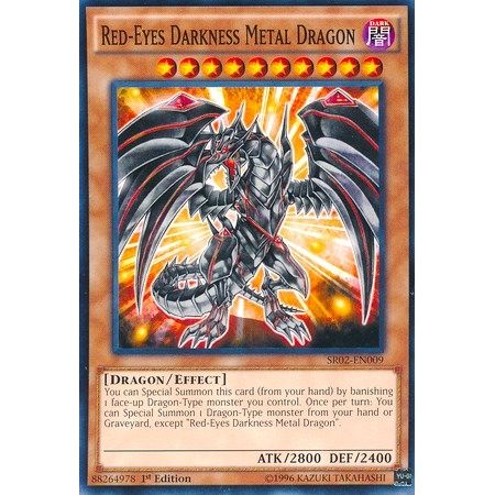Image for Red-Eyes Darkness Metal Dragon (SR02-EN009) (SR02) - YuGiOh