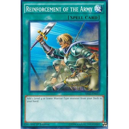 Image for Reinforcement of the Army (SR02-EN031) (SR02) - YuGiOh