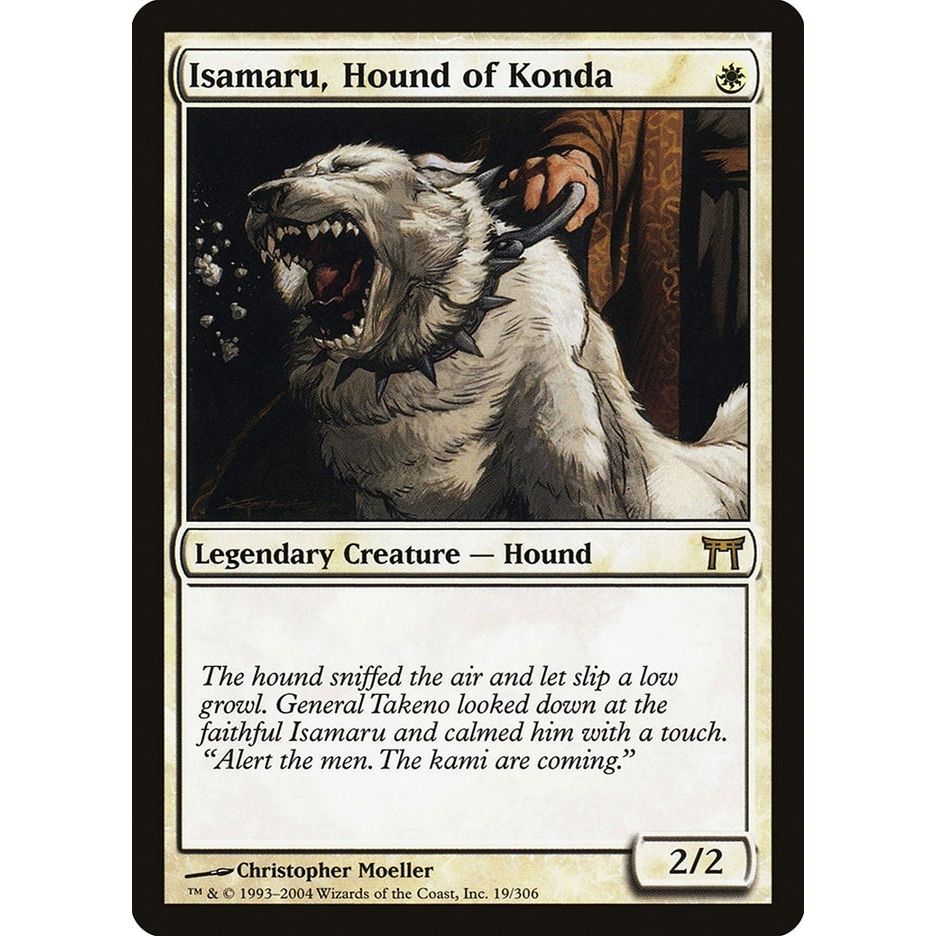 Image for Isamaru, Hound of Konda (19) (CHK) - Magic: The Gathering
