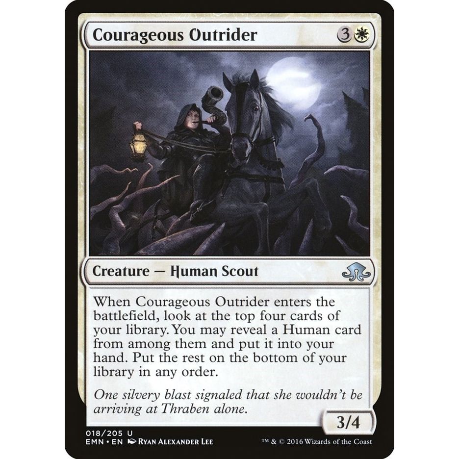 Image for Courageous Outrider (18) (EMN) - Magic: The Gathering