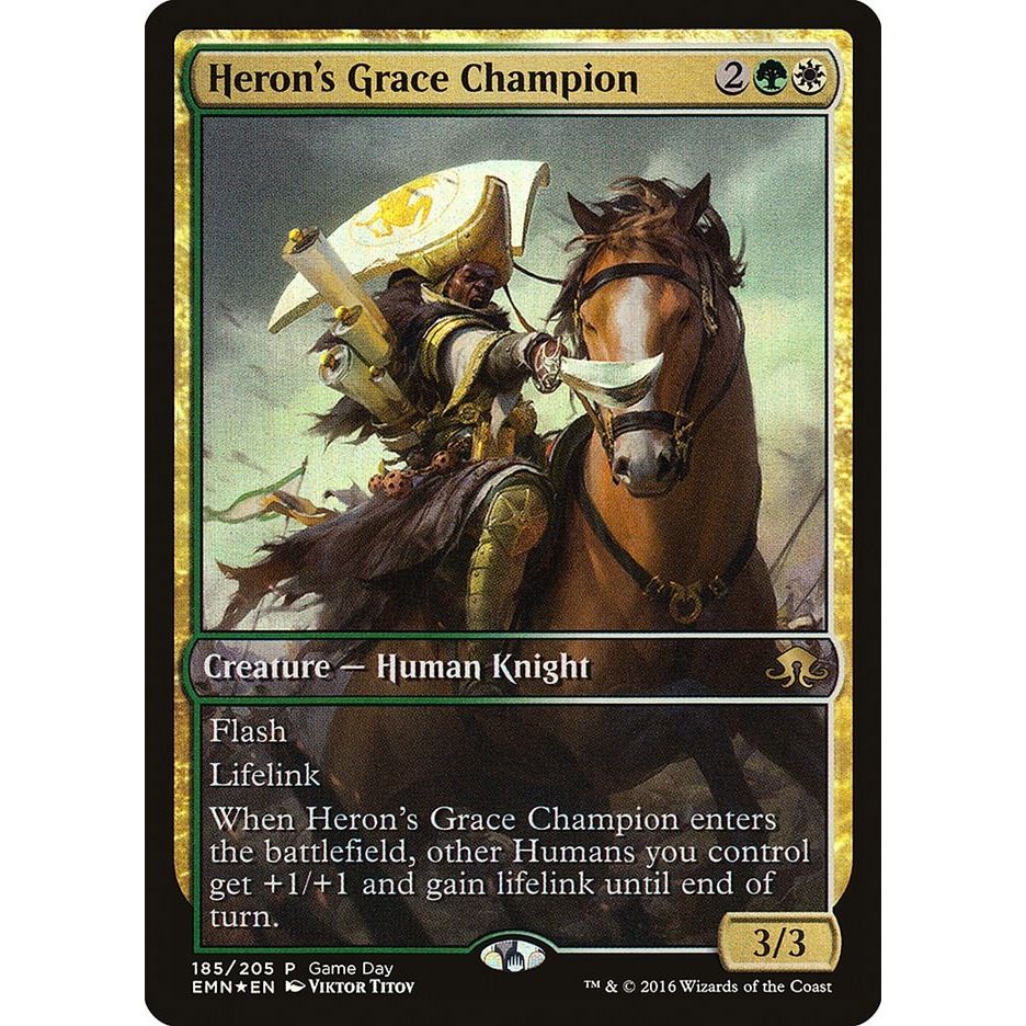 Image for Heron's Grace Champion (185) (GAME) - Magic: The Gathering