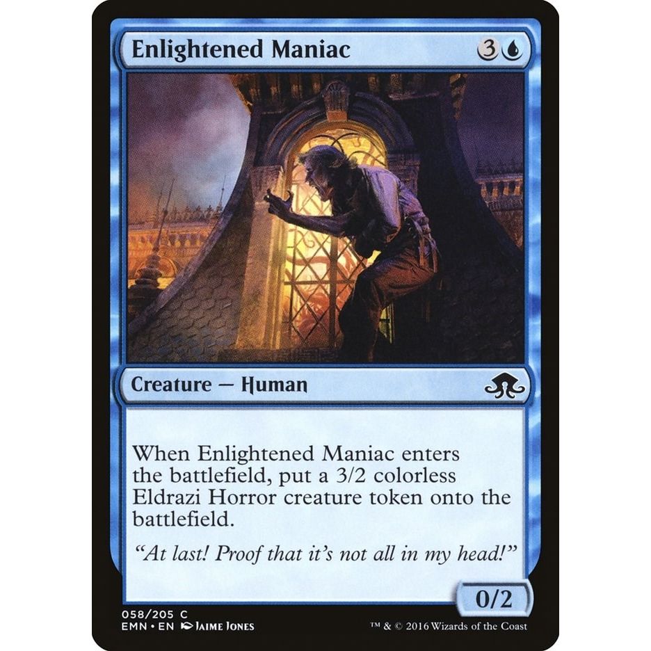 Image for Enlightened Maniac (58) (EMN) - Magic: The Gathering