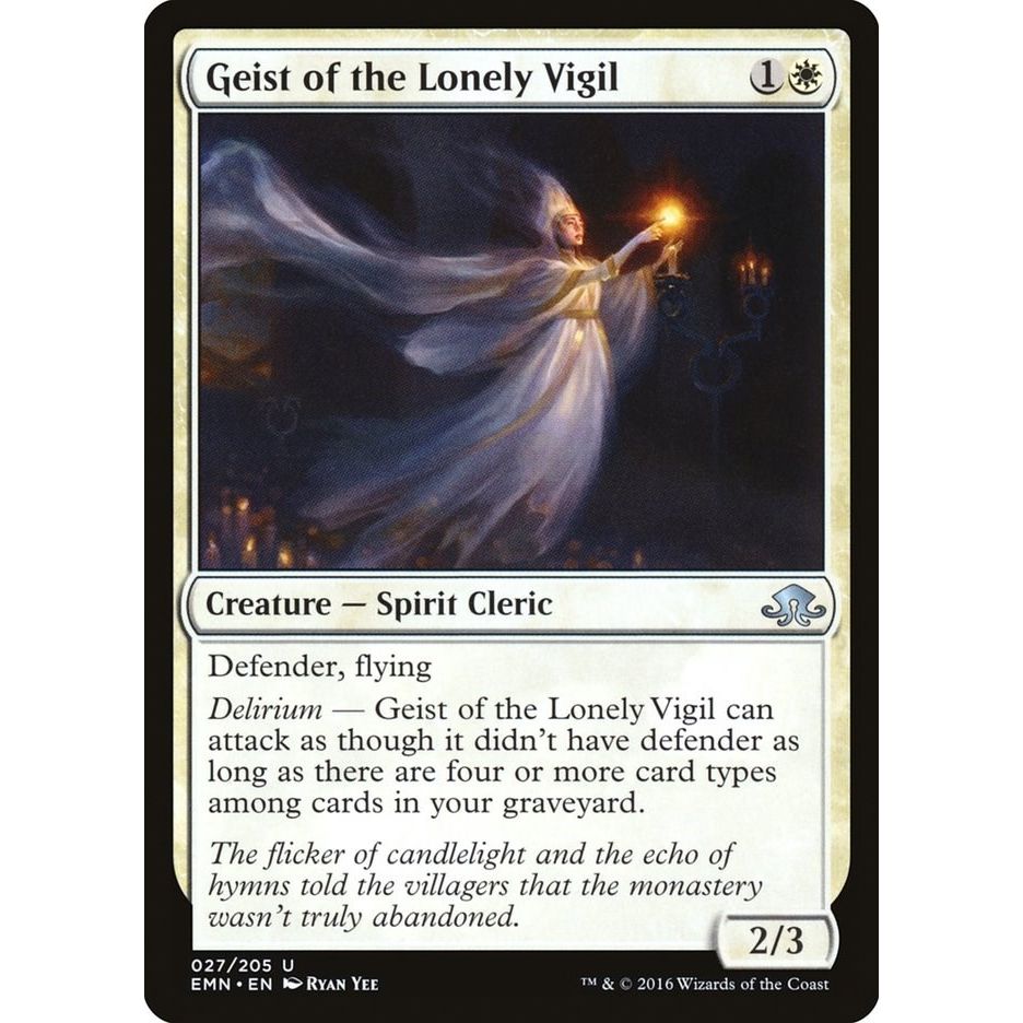 Image for Geist of the Lonely Vigil (27) (EMN) - Magic: The Gathering