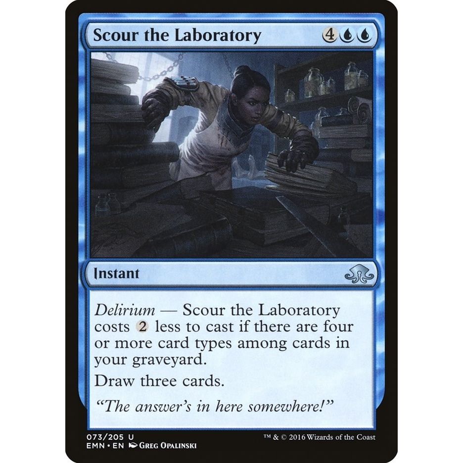 Image for Scour the Laboratory (73) (EMN) - Magic: The Gathering